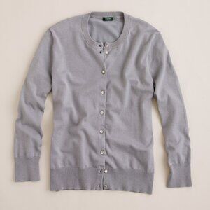 JCrew Jackie classic cardigan XS slate gray